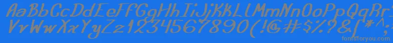 More about AusteraSimpleTfb Font AusteraSimpleTfb Font – Gray Fonts on Blue Background