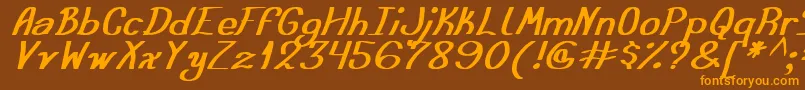 More about AusteraSimpleTfb Font AusteraSimpleTfb Font – Orange Fonts on Brown Background
