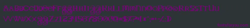 DragonmasterNormal Font – Purple Fonts on Black Background