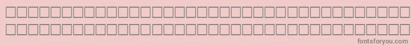 RainyRegular Font – Gray Fonts on Pink Background