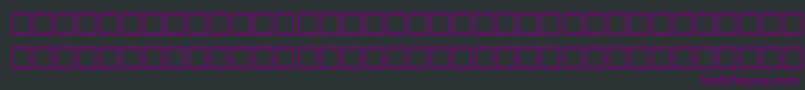 RainyRegular Font – Purple Fonts on Black Background