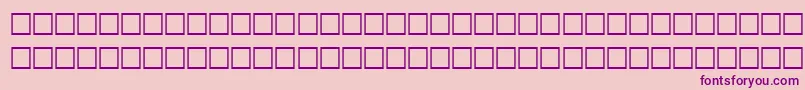 RainyRegular Font – Purple Fonts on Pink Background
