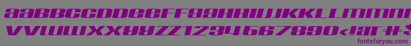 TaskInf Font – Purple Fonts on Gray Background