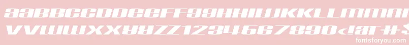 フォントTaskInf – ピンクの背景に白い文字