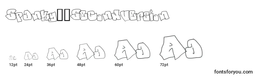 Spanky20SecondVersion Font Sizes