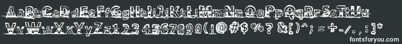 SnowTraces Font – White Fonts