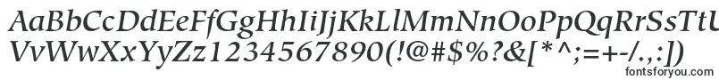 Czcionka HiroshigestdMediumitalic – czcionki OTF