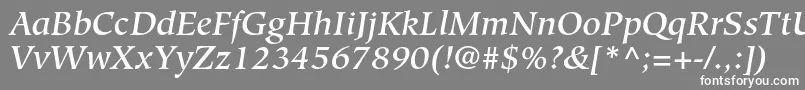 Saiba mais sobre a fonte HiroshigestdMediumitalic Fonte HiroshigestdMediumitalic – fontes brancas em um fundo cinza