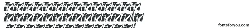フォントGoboldHighItalic – 中国の文字（簡体字）
