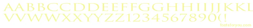 TrajanNormalEx Font – Yellow Fonts