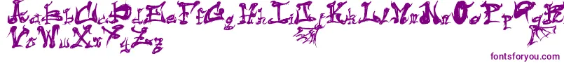 Police DarkFlame – polices violettes