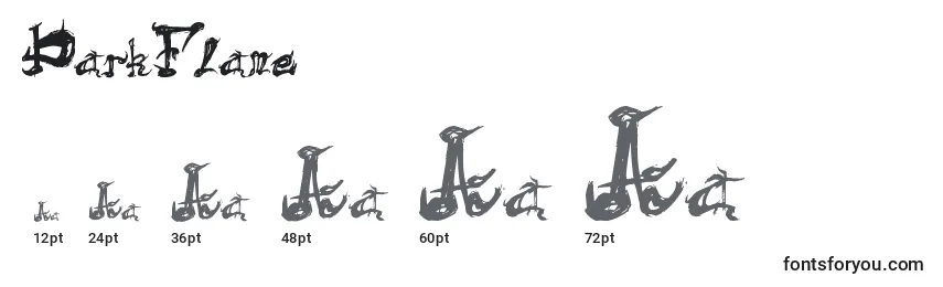 DarkFlame Font Sizes