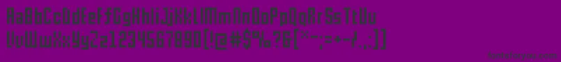 Pxl Font – Black Fonts on Purple Background