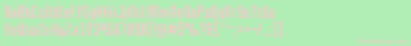 More about Pxl Font Pxl Font – Pink Fonts on Green Background