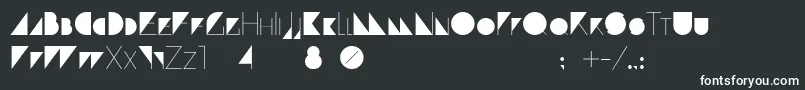 ParanoidCyrillic Font – White Fonts on Black Background