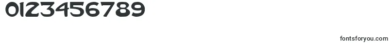 Шрифт Last – шрифты для цифр и чисел
