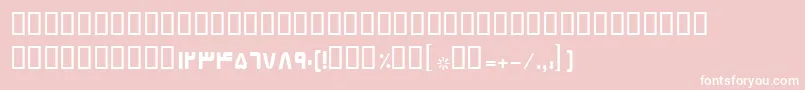 BElham Font – White Fonts on Pink Background
