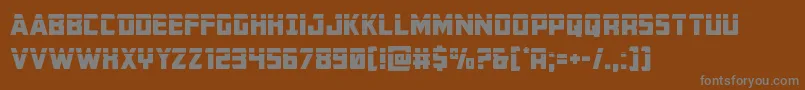 Buchananlaser Font – Gray Fonts on Brown Background