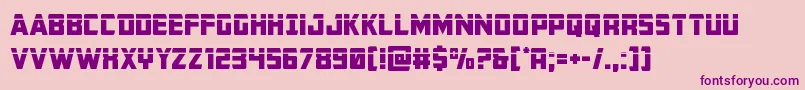 Buchananlaser Font – Purple Fonts on Pink Background