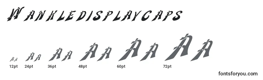 Wankledisplaycaps Font Sizes