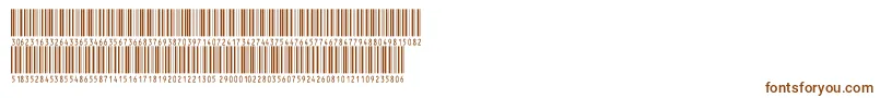 Шрифт V300003 – коричневые шрифты на белом фоне