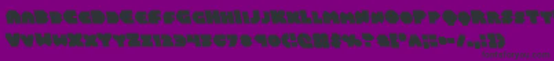 Balastaralleft Font – Black Fonts on Purple Background