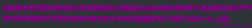 Balastaralleft Font – Purple Fonts on Black Background
