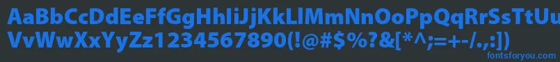 More about MyriadproBlack Font MyriadproBlack Font – Blue Fonts on Black Background