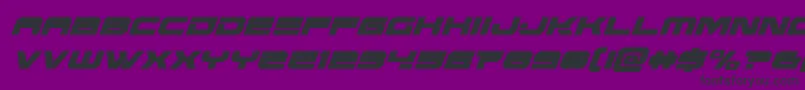 Шрифт Eridanuscondital – чёрные шрифты на фиолетовом фоне