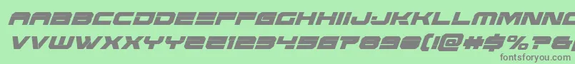 Eridanuscondital Font – Gray Fonts on Green Background