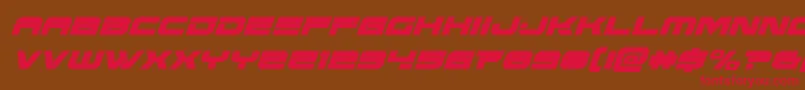 Eridanuscondital Font – Red Fonts on Brown Background