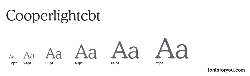 Cooperlightcbt Font Sizes