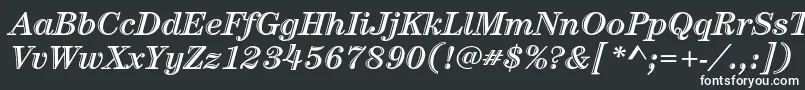 CenturystdHandtooledboldit-fontti – valkoiset fontit