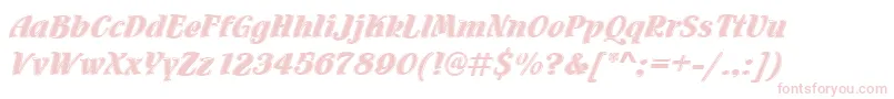 Шрифт Flamencoinld – розовые шрифты