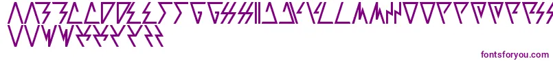 Laggtastic Font – Purple Fonts on White Background