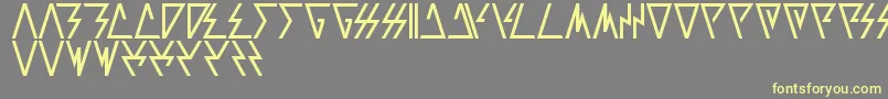 Laggtastic Font – Yellow Fonts on Gray Background