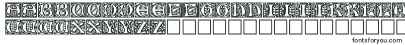 Christensencaps-fontti – Isot alkukirjaimet sisältävät fontit