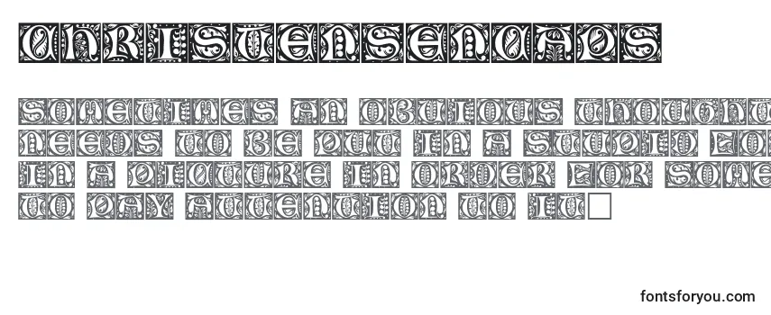 Шрифт Christensencaps
