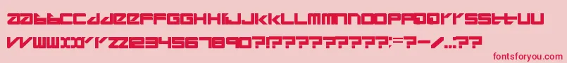 Divlit001 Font – Red Fonts on Pink Background