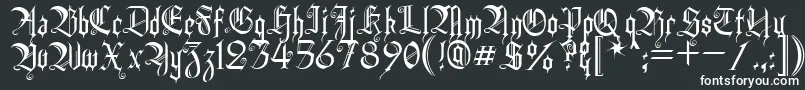HeidornHill Font – White Fonts