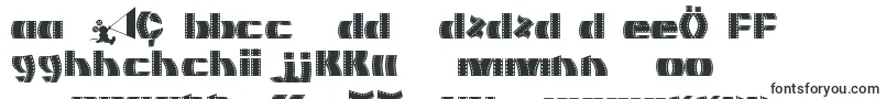 MovieFilmstrip-Schriftart – slowakische Schriften