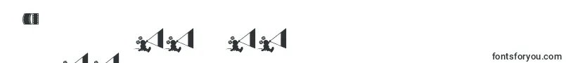 MovieFilmstrip-Schriftart – kirgisische Schriften