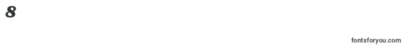 FrizquadratatttBolditalic-Schriftart – Schriften für die Ziffer 8