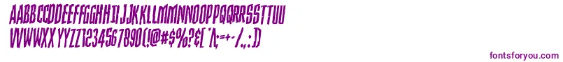 Strangerdangerrotal-Schriftart – Violette Schriften