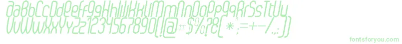 Подробнее о шрифте SenziRegularItalic Шрифт SenziRegularItalic – зелёные шрифты