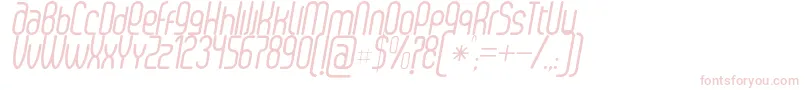 SenziRegularItalic Font – Pink Fonts
