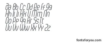 SenziRegularItalic Font
