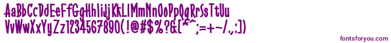 Gobbledegook Font – Purple Fonts