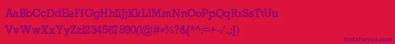 fuente GycentiumPopwell – Fuentes Moradas Sobre Fondo Rojo