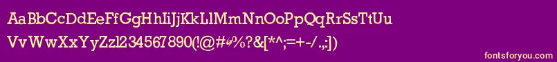 Подробнее о шрифте GycentiumPopwell Шрифт GycentiumPopwell – жёлтые шрифты на фиолетовом фоне